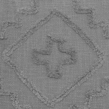 Подушка "Инка" из серого тафтингового хлопка 40х40 см - Atmosphera crateur d'interieur Atmosphera Crateur d'intrieur