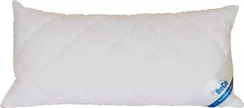 Подушка из микрофибры Beco "Royal Soft Duo", наполнитель: микрофибра, (1 шт.), подушка из микрофибры, подушка доступна в размерах 40х80 или 80х80 см 40х80 см, белый