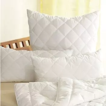 Подушка из микрофибры, подходит для аллергиков, стеганая в клеточку, 40х80см Betten Duscher