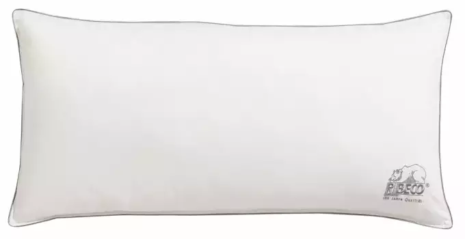 Подушка из микрофибры RIBECO "Мария", (1 штука), юбилейный выпуск 40х80 см, белый