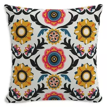 Подушка из пуха воробья и крапивника, Тулум, 20 x 20 дюймов Sparrow & Wren, мультиколор