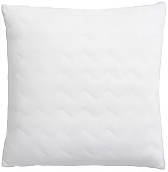 Подушка из синтетического волокна DELAVITA "Onyx II", наполнитель: 3D Polar Soft, чехол: хлопок, (1 шт.), пропускает воздух и обеспечивает спокойный сон 80х5х80 см, белый