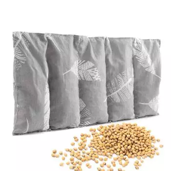 Подушка из вишневой косточки Amilian размером примерно 55x20 см - тепловая подушка, сумка из вишневой косточки - тепловой компресс для детей - идеально подходит в качестве массажной подушки, холодная подушка.