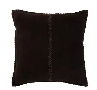 Подушка J-LINE BRWH, 45x45x45 см, коричневый