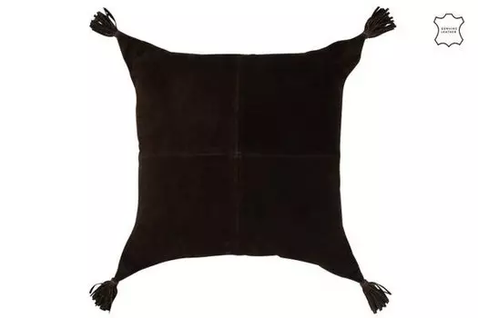 Подушка J-LINE BRWH, 45x45x45 см, коричневый