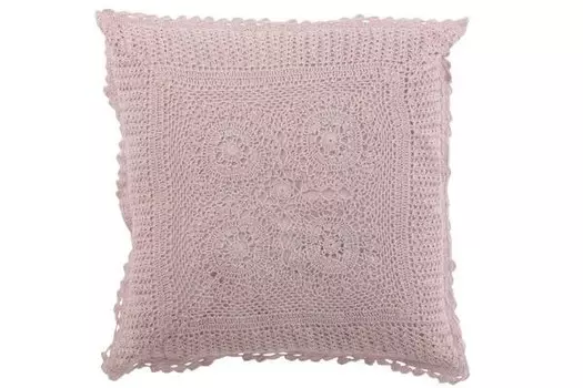 Подушка J-LINE CDF, 45x45x45 см, фиолетовый