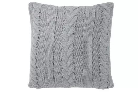 Подушка J-LINE PNK, 45x45x45 см, серый