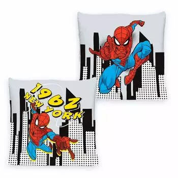 Подушка JACK Renforce 40x40см, включая декоративную подушку с наполнителем Spider-Man Marvel Disney серый синий красный