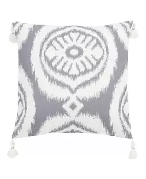Подушка Jaquet для улицы и дома, 18 x 18 дюймов Safavieh, серый