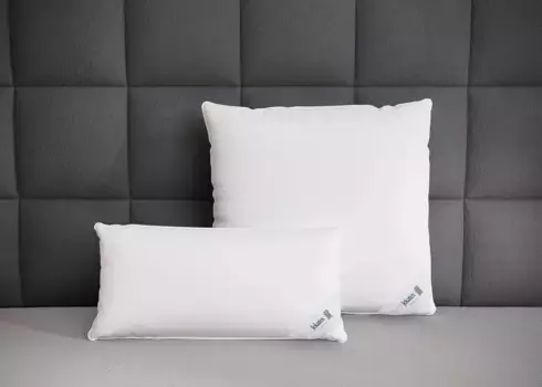 Подушка Jekatex 3-камерная "ПАУЛИНА", чехол: 100% хлопок, (2 шт.), 40х80 см и 80х80 см, белый