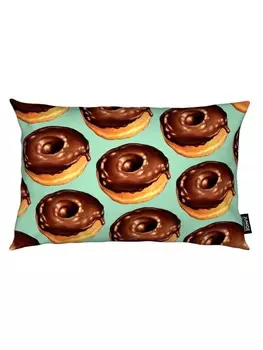 Подушка Juniqe, цвет blau & braun