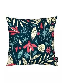 Подушка Juniqe, цвет blau & cremewei