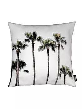 Подушка Juniqe, цвет blau & grau