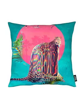 Подушка Juniqe, цвет blau & grn