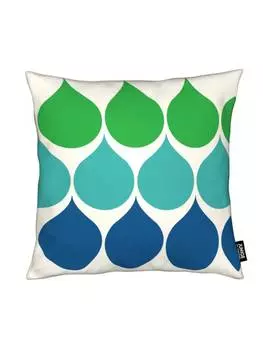Подушка Juniqe, цвет blau & grn