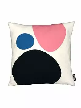 Подушка Juniqe, цвет blau & rosa