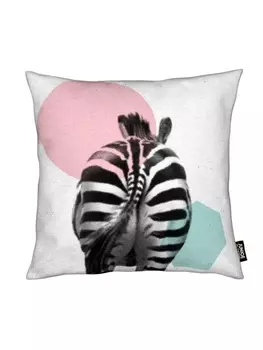 Подушка Juniqe, цвет blau & rosa