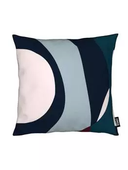 Подушка Juniqe, цвет blau & rot