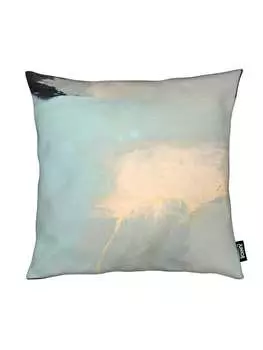 Подушка Juniqe, цвет blau & schwarz