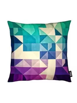 Подушка Juniqe, цвет blau & trkis