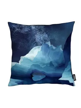 Подушка Juniqe, цвет blau & trkis