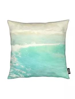 Подушка Juniqe, цвет blau & trkis