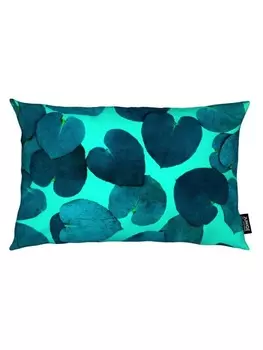 Подушка Juniqe, цвет blau & trkis