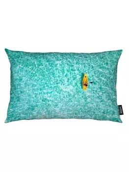 Подушка Juniqe, цвет blau & trkis