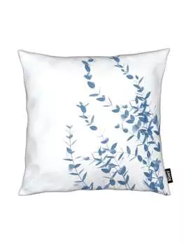 Подушка Juniqe, цвет blau & wei
