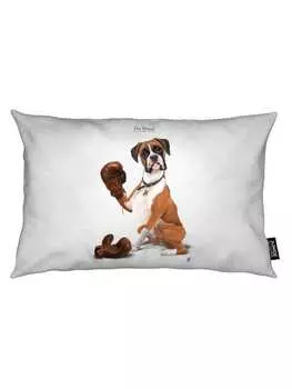 Подушка Juniqe, цвет braun & cremewei