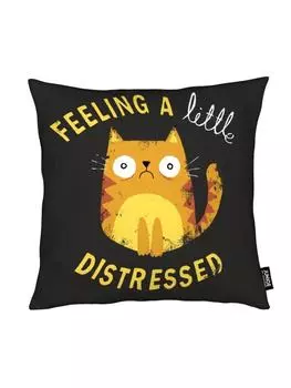 Подушка Juniqe, цвет braun & gelb