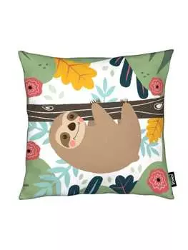 Подушка Juniqe, цвет braun & grn