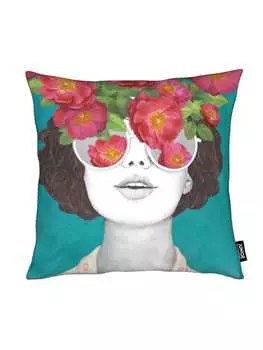 Подушка Juniqe, цвет braun & orange