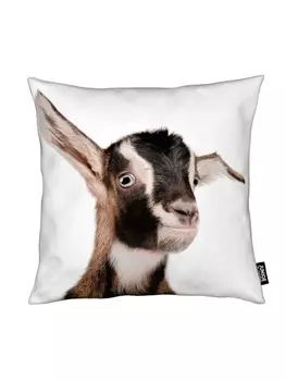 Подушка Juniqe, цвет braun & wei