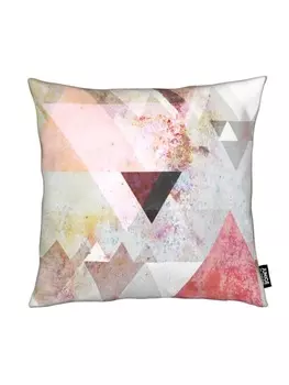 Подушка Juniqe, цвет cremewei & rosa