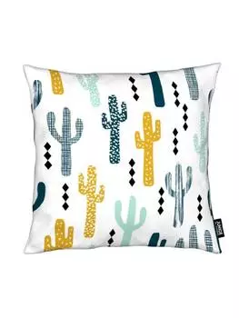 Подушка Juniqe, цвет gelb & grn