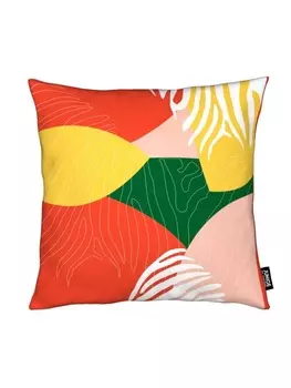 Подушка Juniqe, цвет gelb & grn