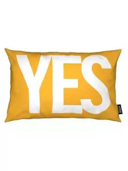 Подушка Juniqe, цвет gelb & orange