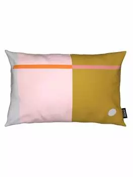 Подушка Juniqe, цвет gelb & rosa