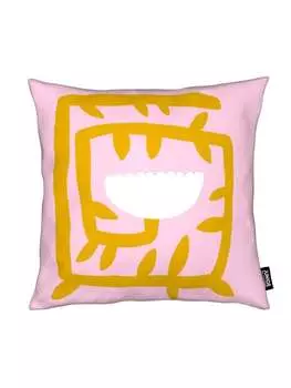 Подушка Juniqe, цвет gelb & rosa