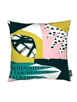 Подушка Juniqe, цвет gelb & schwarz