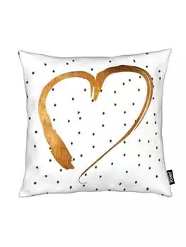 Подушка Juniqe, цвет gelb & schwarz