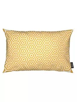 Подушка Juniqe, цвет gelb & wei