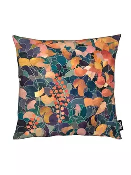 Подушка Juniqe, цвет grau & grn