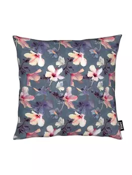 Подушка Juniqe, цвет grau & rosa