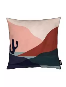 Подушка Juniqe, цвет grau & rosa