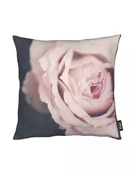 Подушка Juniqe, цвет grau & rosa