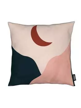 Подушка Juniqe, цвет grau & rosa