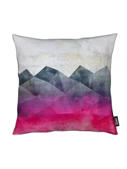 Подушка Juniqe, цвет grau & rosa