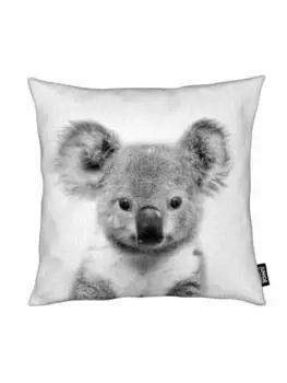 Подушка Juniqe, цвет grau & schwarz